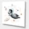 Designart - Little Penguin Flying Stars and Planets II - Farmhouse Canvas Wall Art Print
